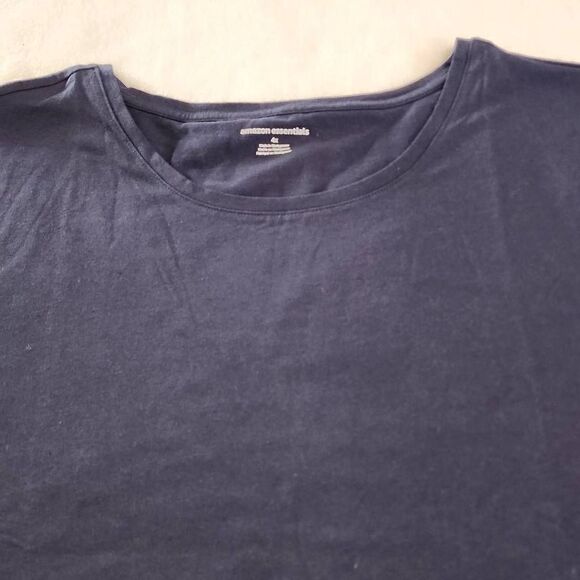 Amazon Essentials Women's NWT Plus Size 4X Shirt Sleeve Navy - Picture 5 of 10